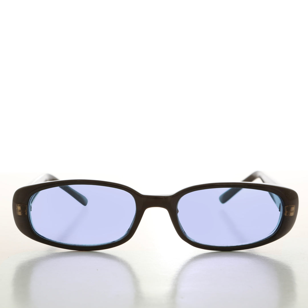 90s Mod Rectangular Sunglass Color Lens - Landis
