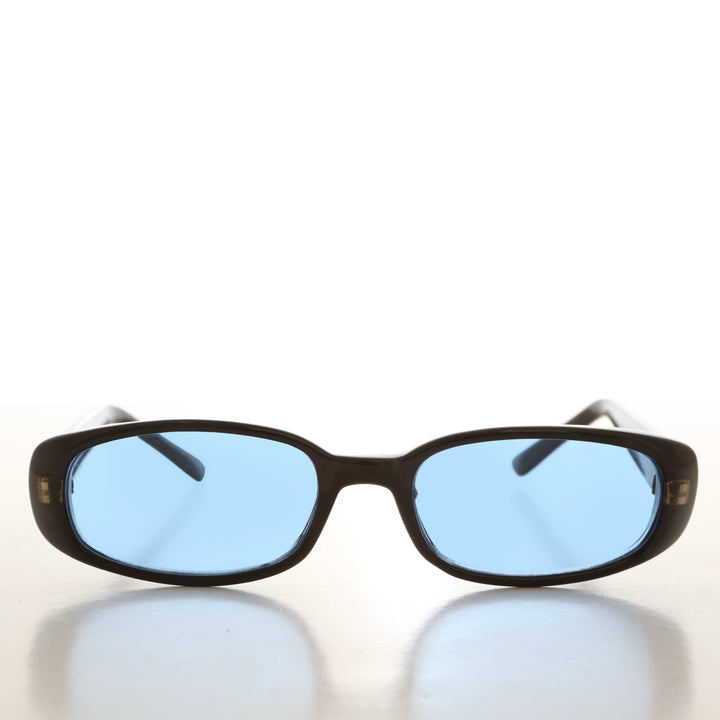 90s Mod Rectangular Sunglass Color Lens - Landis
