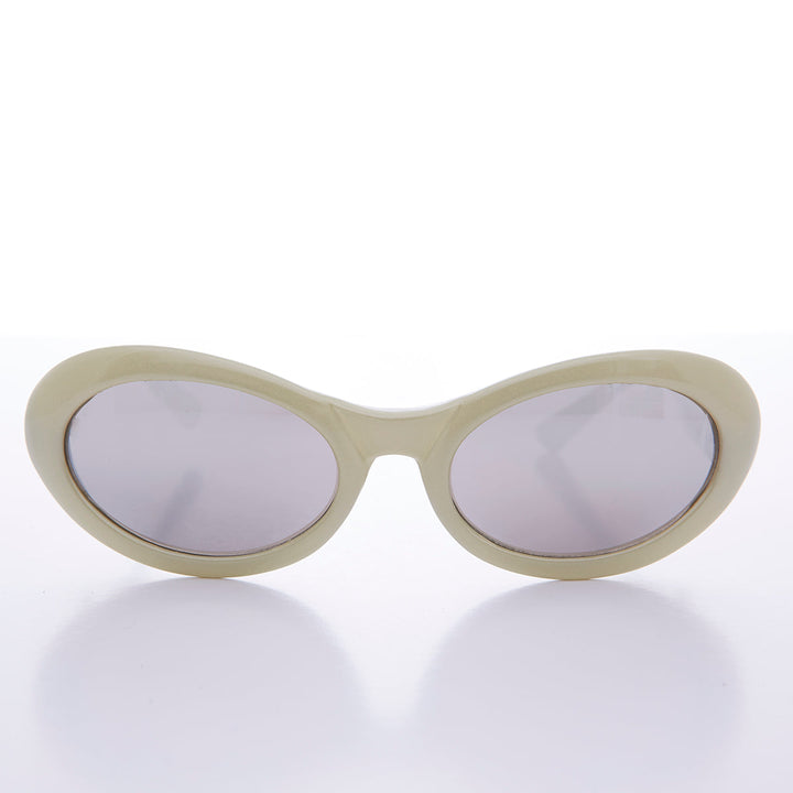 Curved Oval Cat Eye Vintage Sunglass - Lanie 2