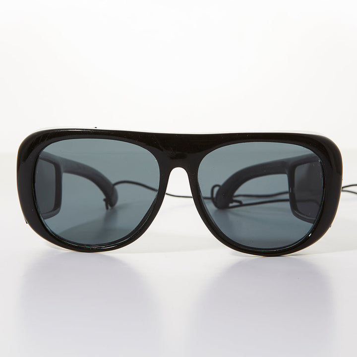 Gafas de sol de pesca vintage deportivas con lentes de vidrio polarizadas de los años 80 - Lerner