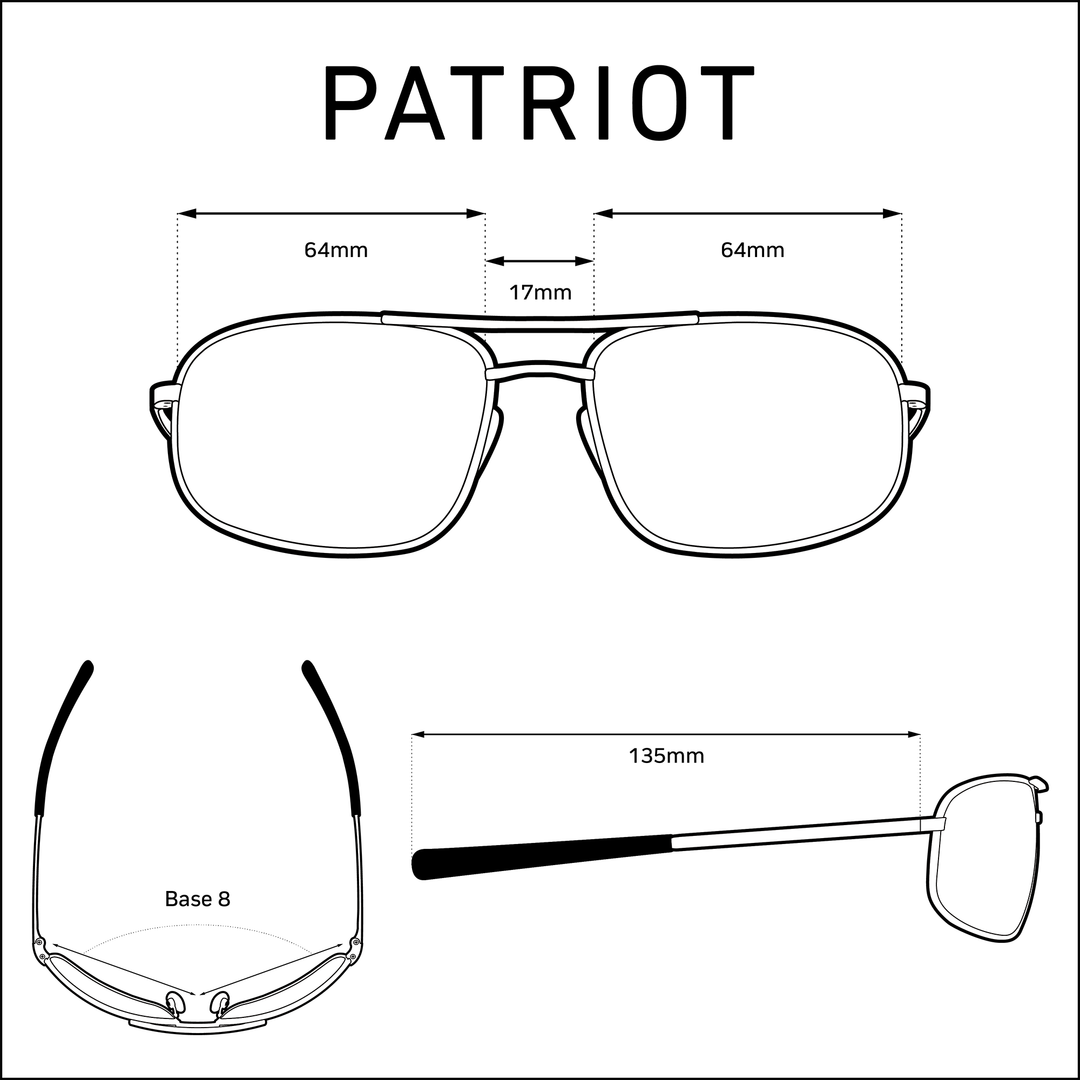 Patriot SKY18 | Pilot Sunglasses