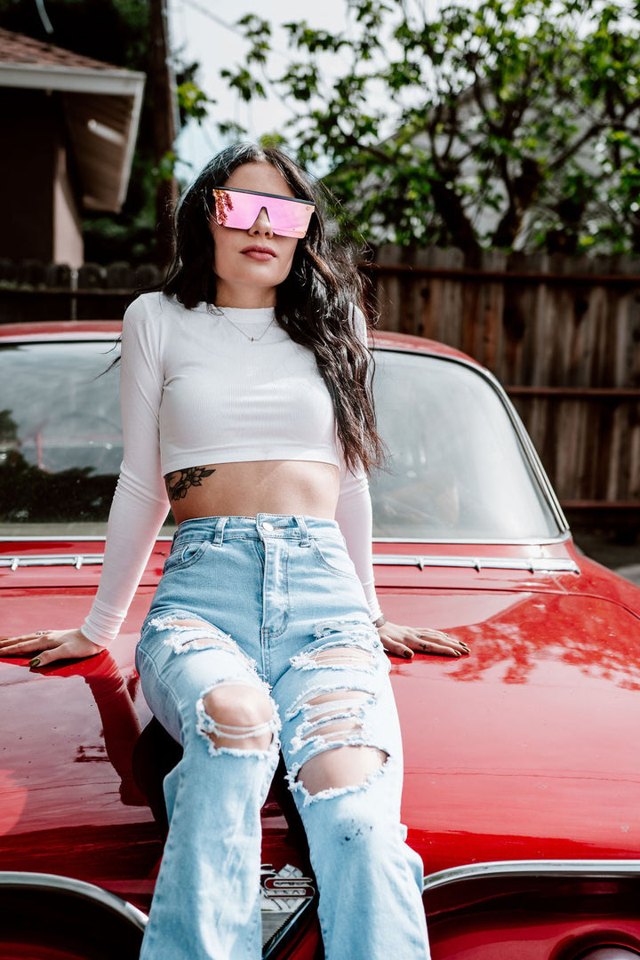 Afterhour gloss black frame/spectrum lens