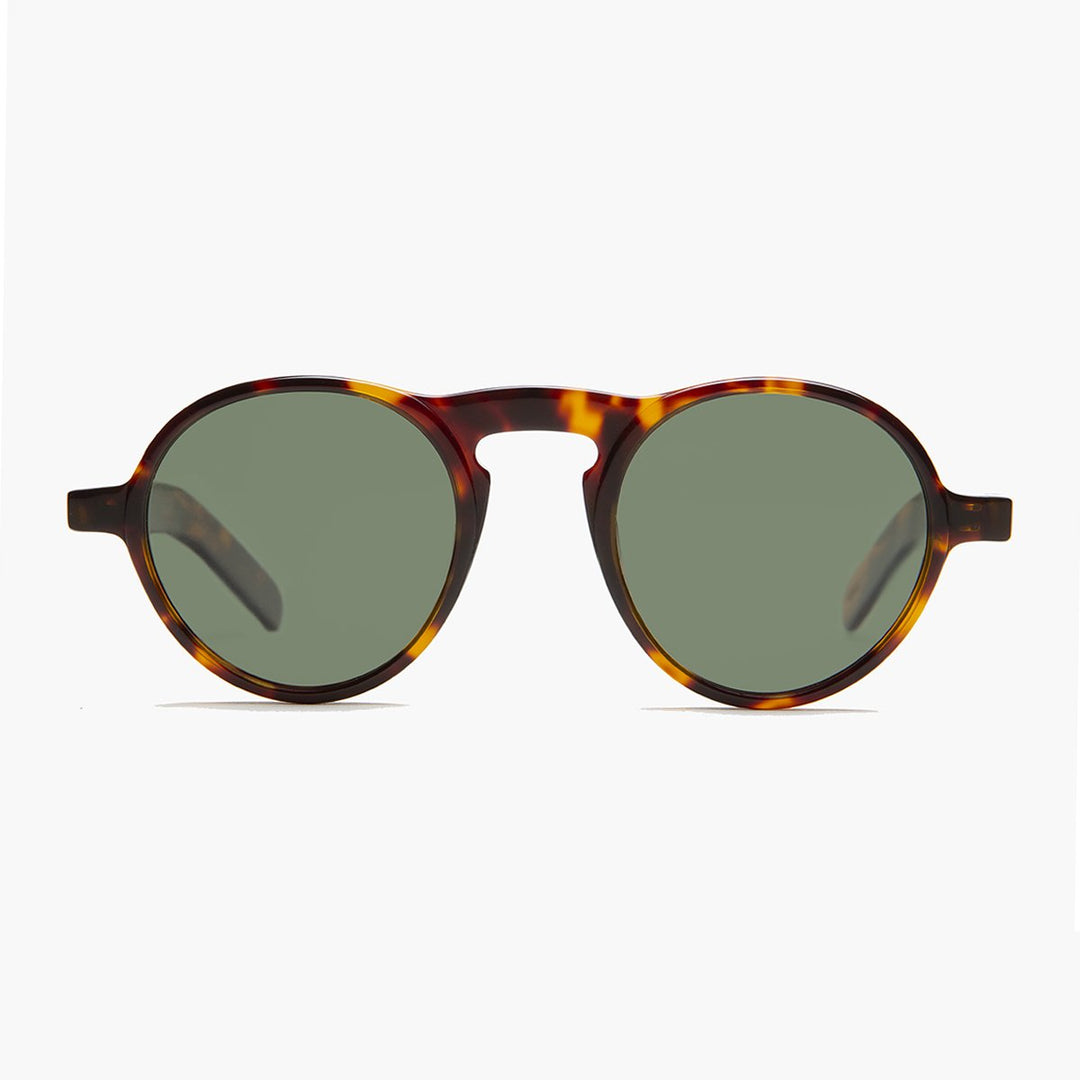 Round Retro Sunglass with Polarized Lens - Miami