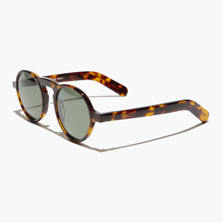 Round Retro Sunglass with Polarized Lens - Miami