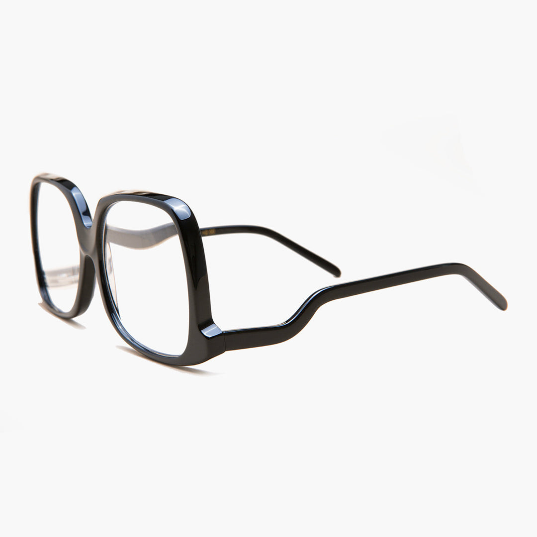 Black Oversized Reading Glasses - Mia