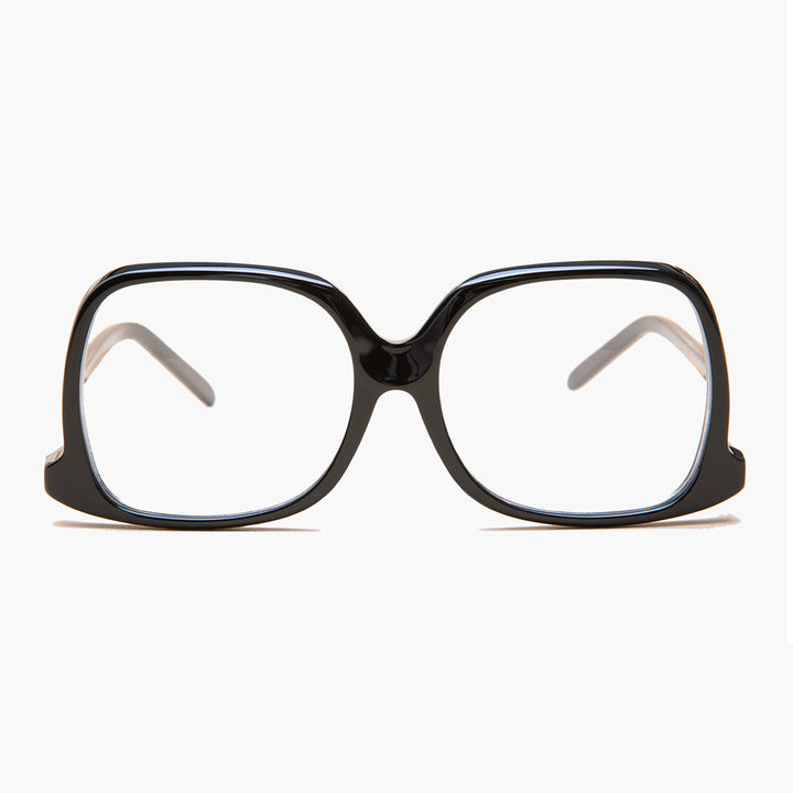 Black Oversized Reading Glasses - Mia