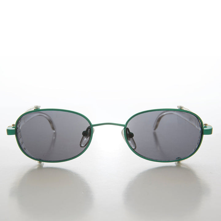 Cyber Punk Colorful Side Shield Vintage Sunglass - Mystery