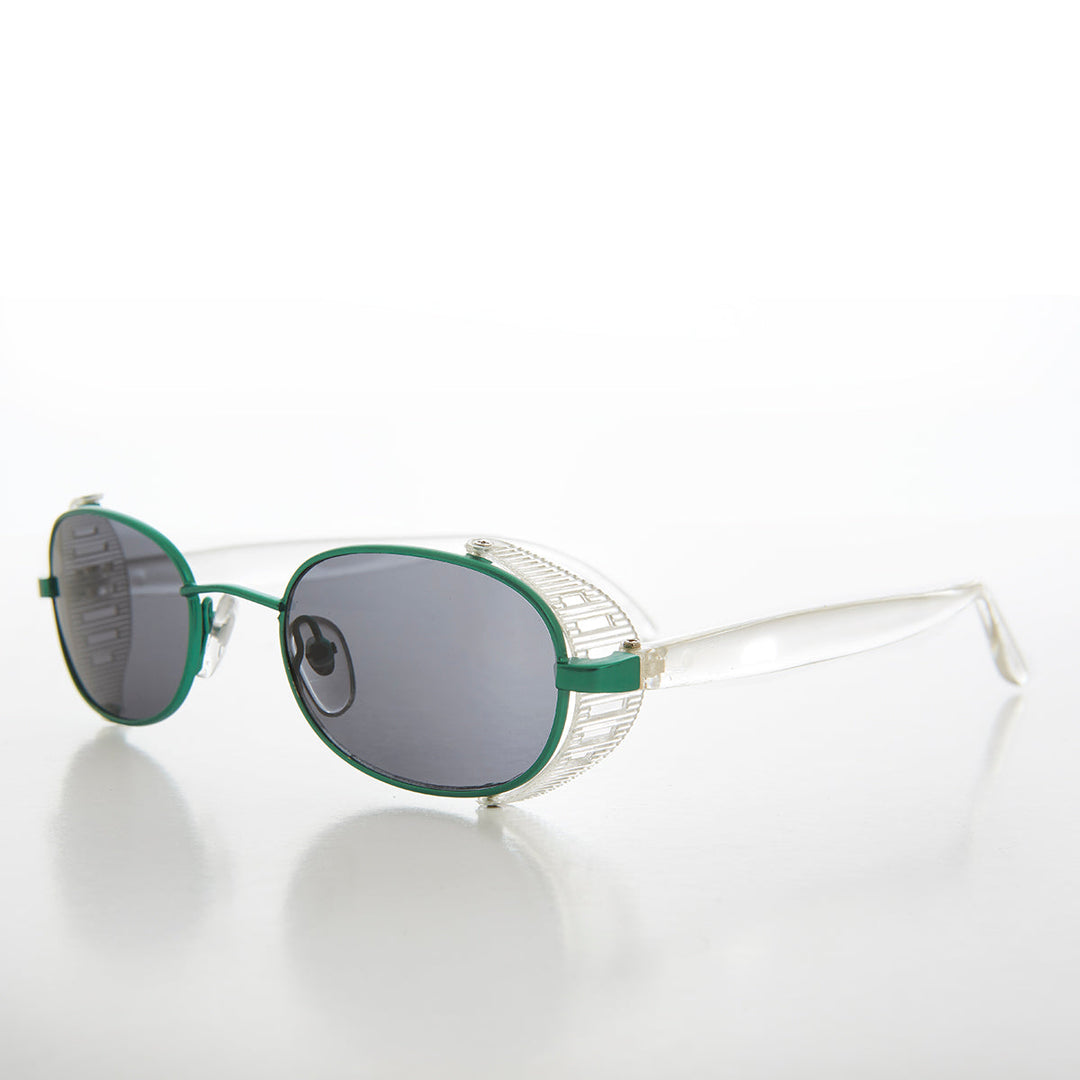 Cyber Punk Colorful Side Shield Vintage Sunglass - Mystery