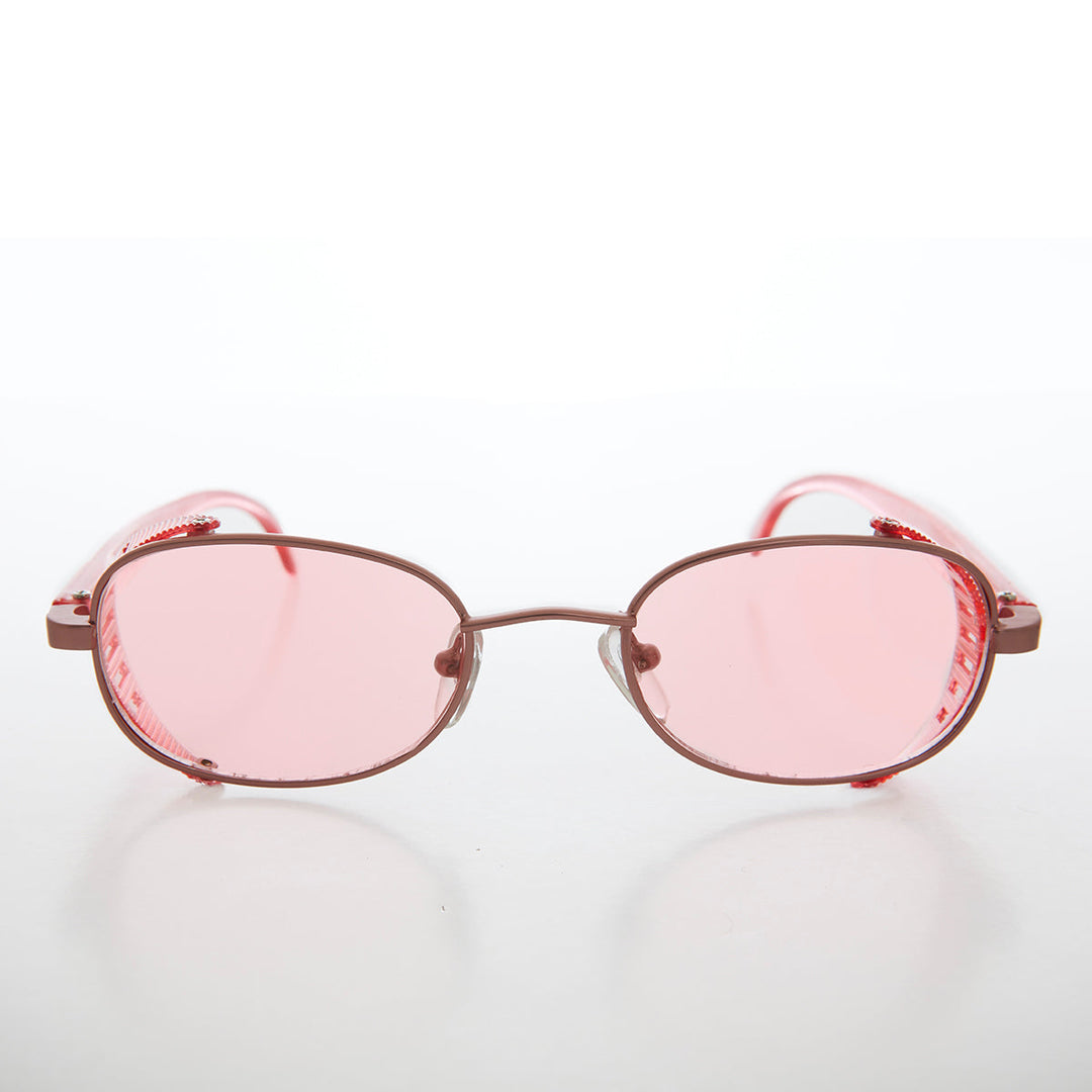 Cyber Punk Colorful Side Shield Vintage Sunglass - Mystery