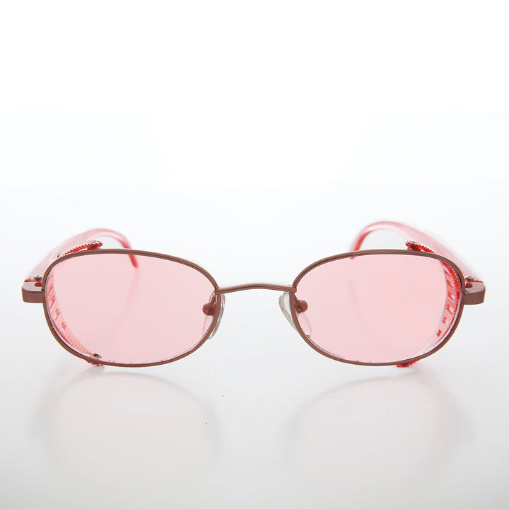 Cyber Punk Colorful Side Shield Vintage Sunglass - Mystery