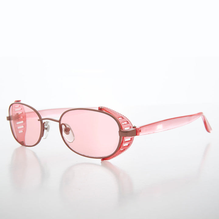 Cyber Punk Colorful Side Shield Vintage Sunglass - Mystery