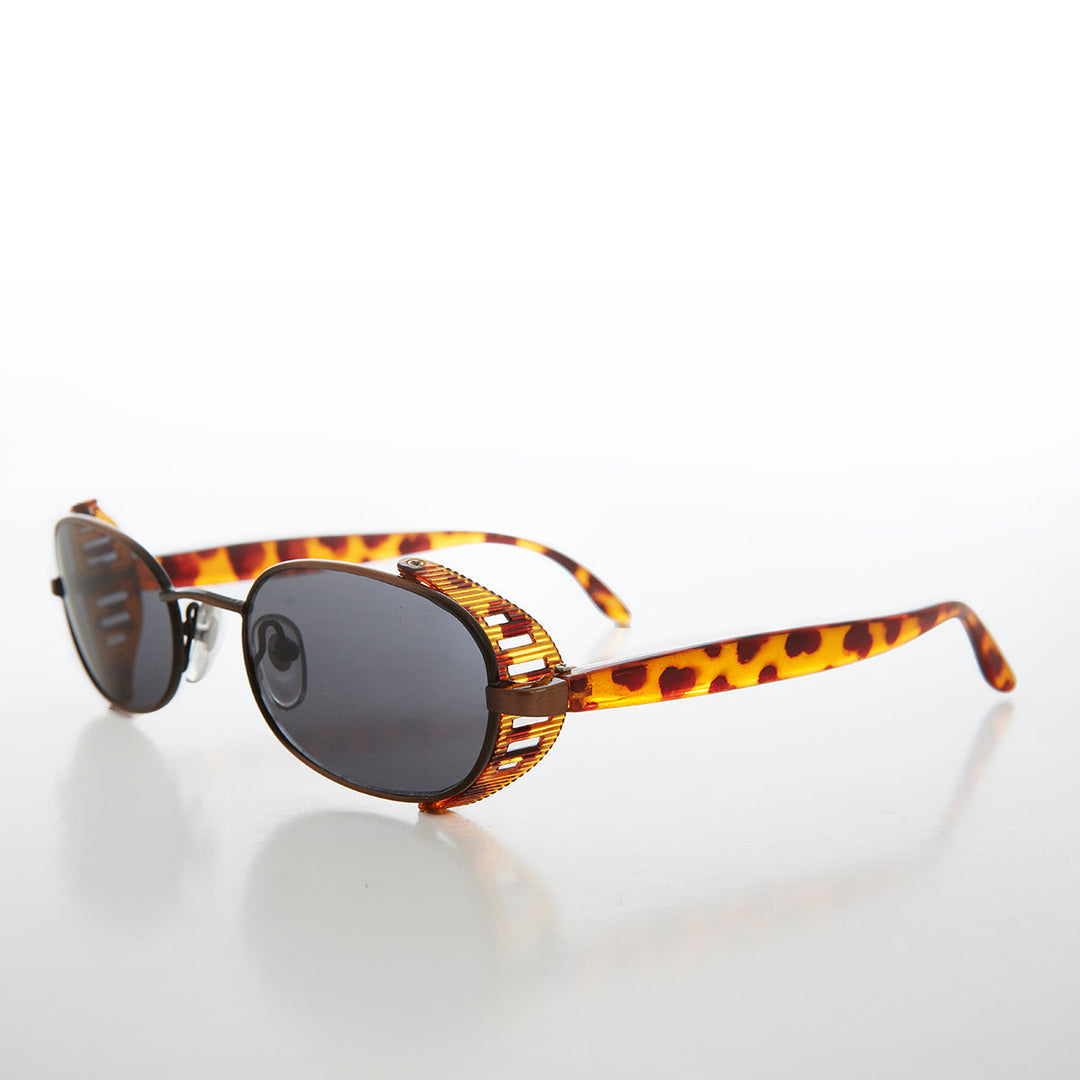 Cyber Punk Colorful Side Shield Vintage Sunglass - Mystery