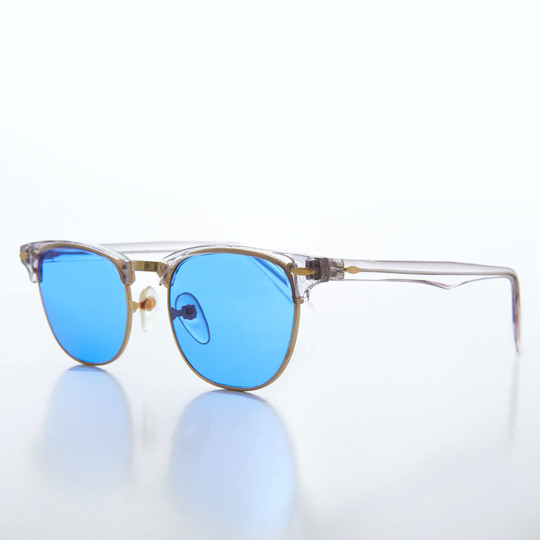 Classic Half Frame Vintage Sunglasses - Nowels