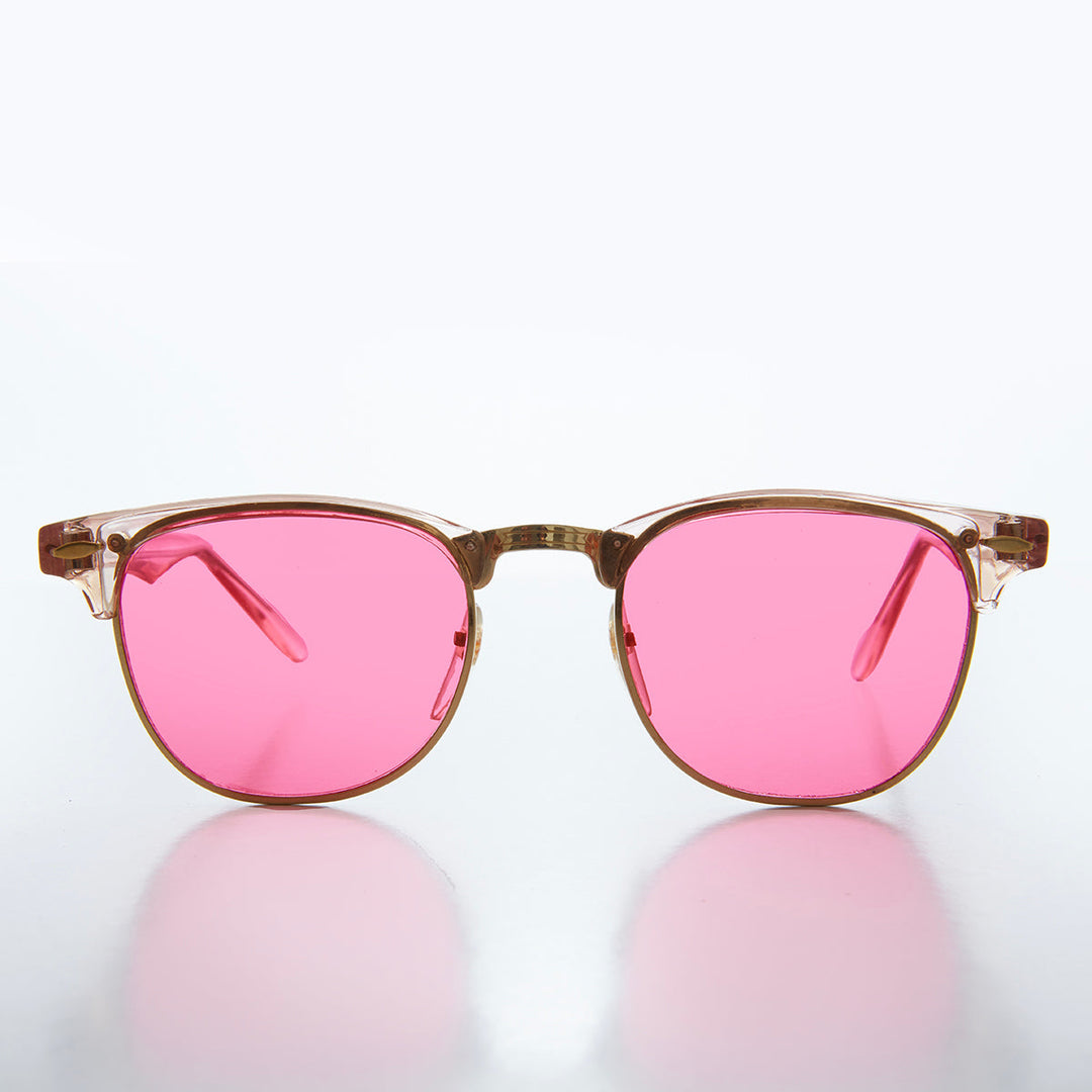 Classic Half Frame Vintage Sunglasses - Nowels