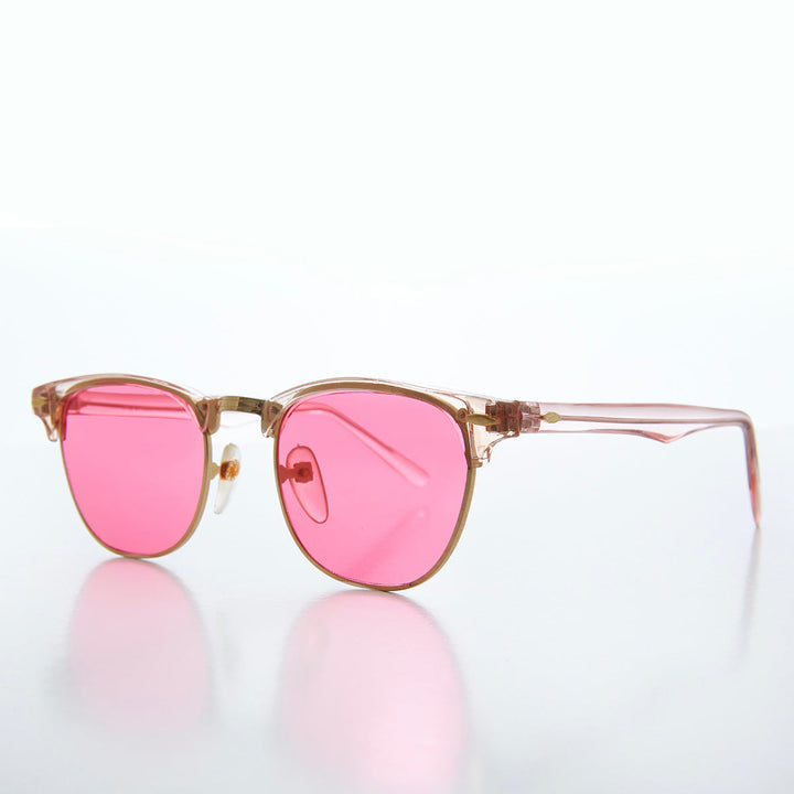 Classic Half Frame Vintage Sunglasses - Nowels