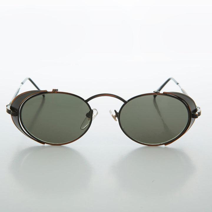 Steampunk Goggle Sunglass with Side Shields Vintage - Orson