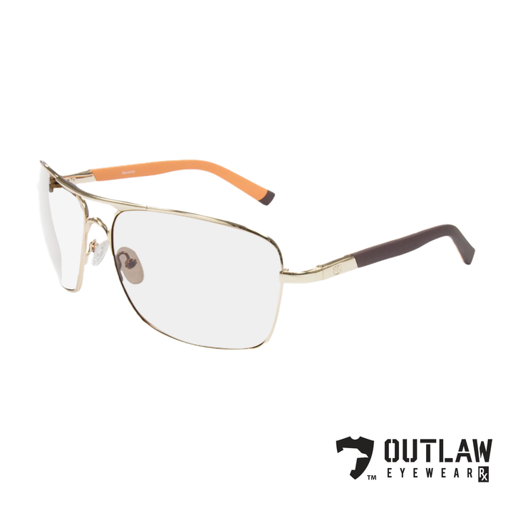 Maverick Aviator Gold Single Vision Prescription