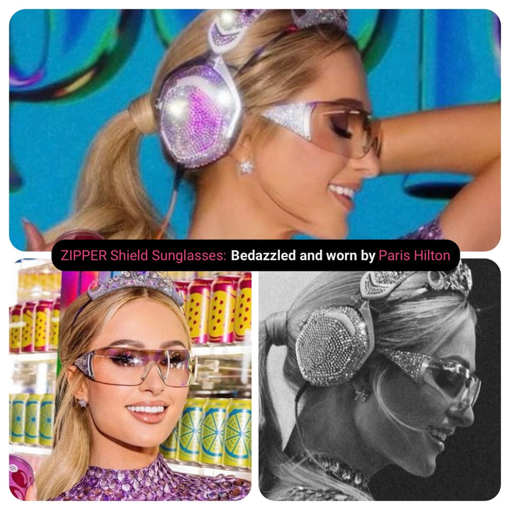 ZIPPER Shield Sunglasses *As Seen On: Blue Ivy Carter & Paris Hilton*