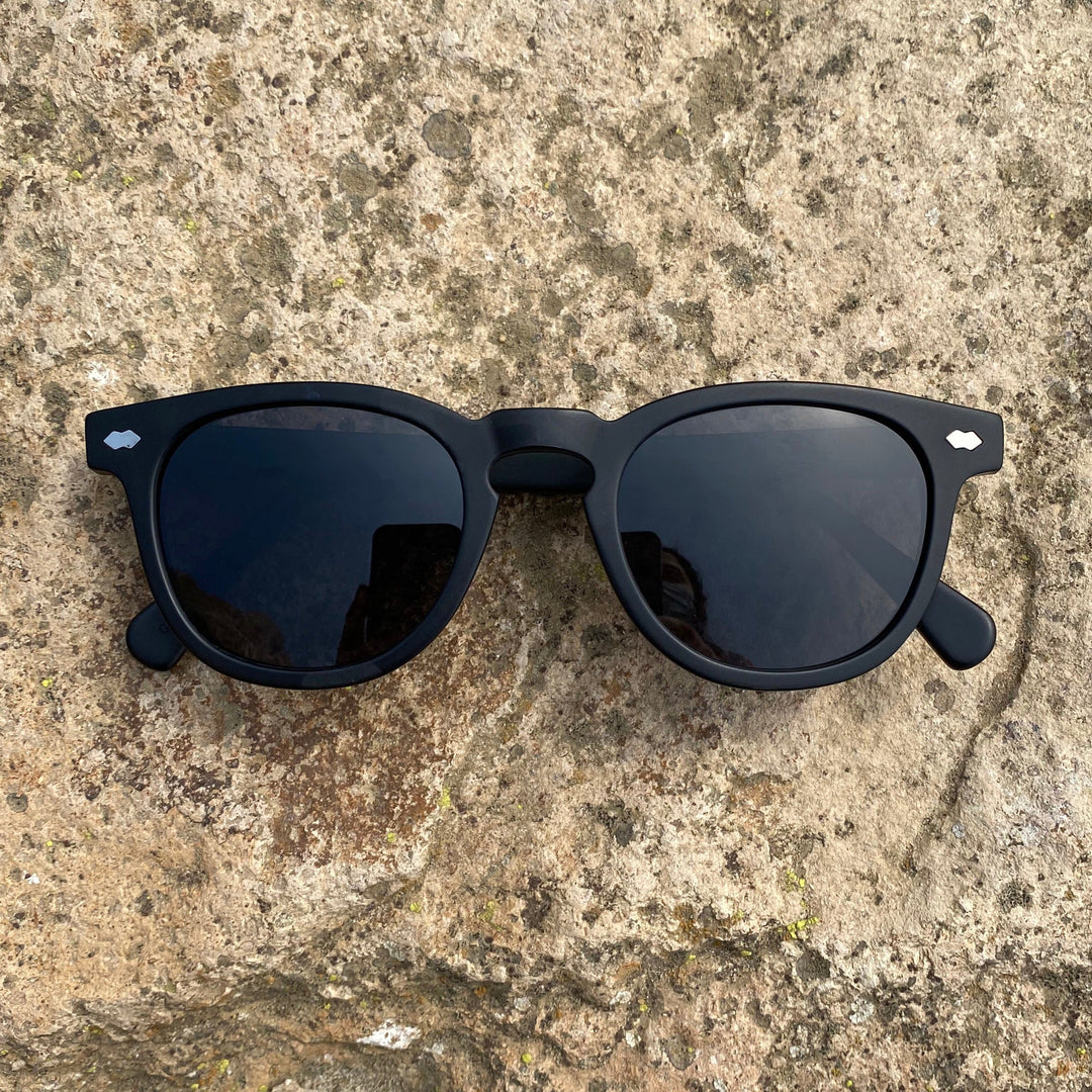 Gafas de sol cuadradas polarizadas negras - Benson