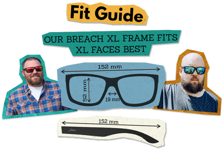 Breach XL - Frosted Gray - Deep Blue Polarized ANSI Z87+