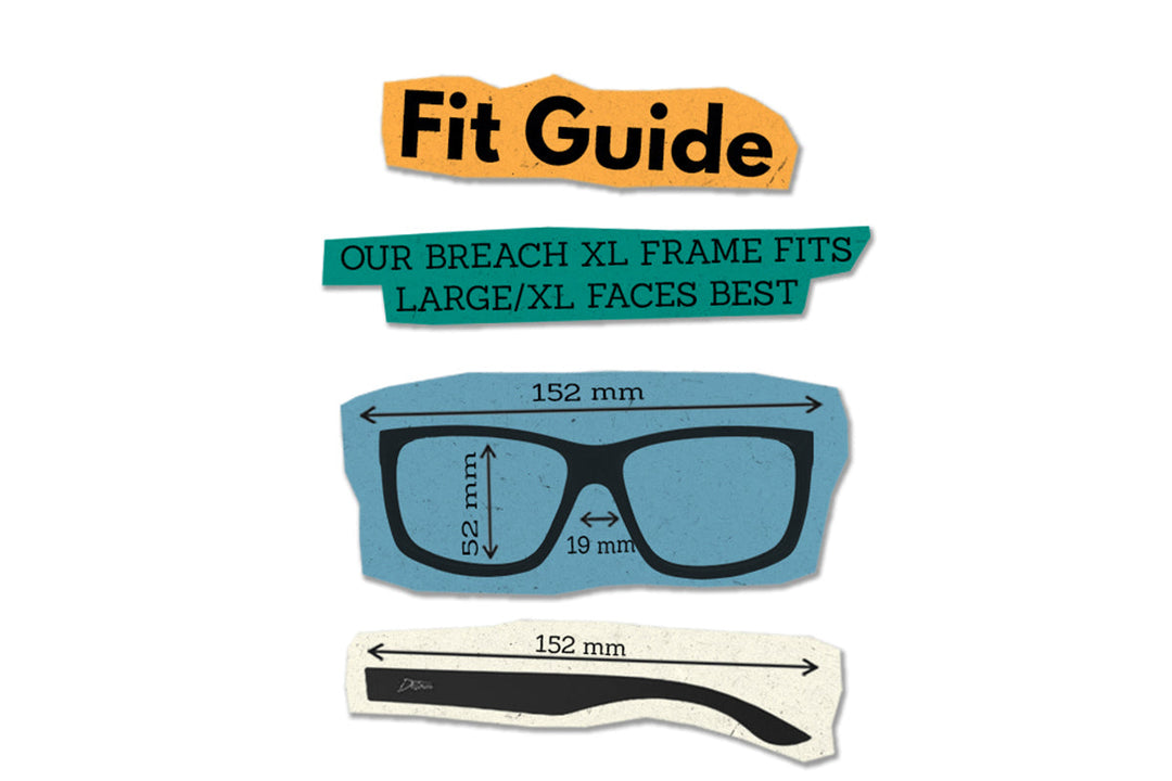 Breach XL - Frosted Gray - Deep Blue Polarized ANSI Z87+