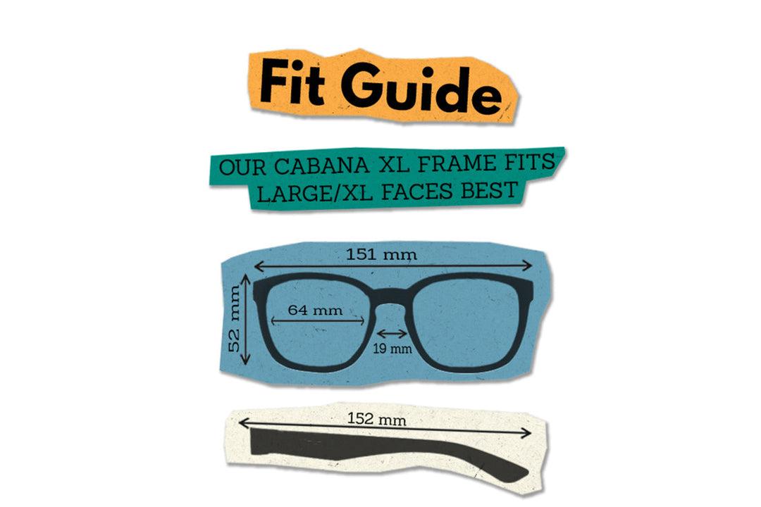 Cabana XL - Matte Black - Deep Blue Polarized