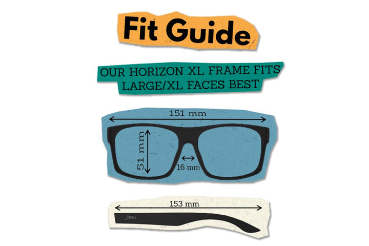 Horizon XL - Matte Black - Jet Black Polarized
