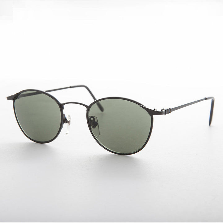 Round Metal Polo Schoolboy Classic Vintage Sunglass - Rory