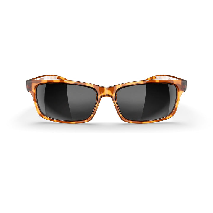 Tortoise Rectangle Prescription Polycarbonate Sunglasses