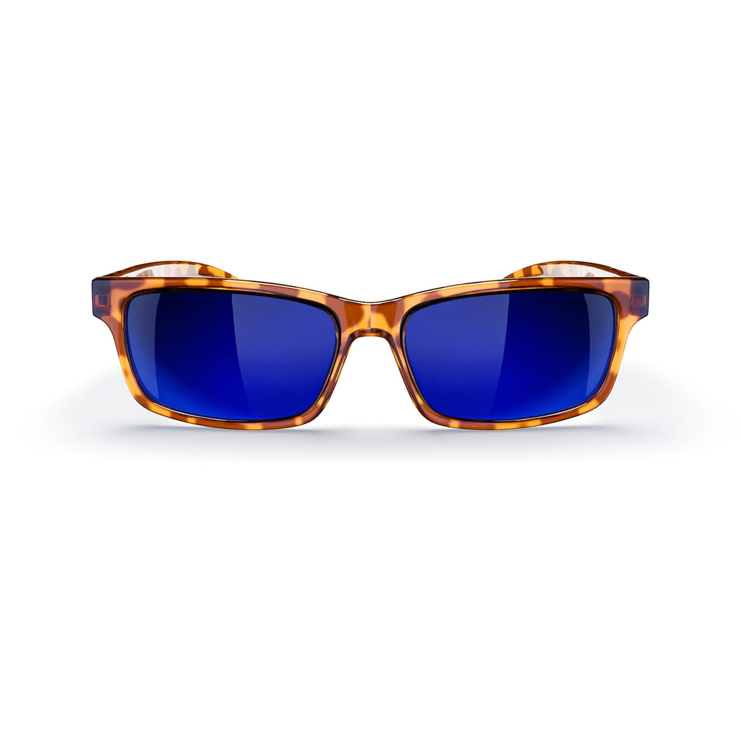 Tortoise Rectangle Prescription Polycarbonate Sunglasses