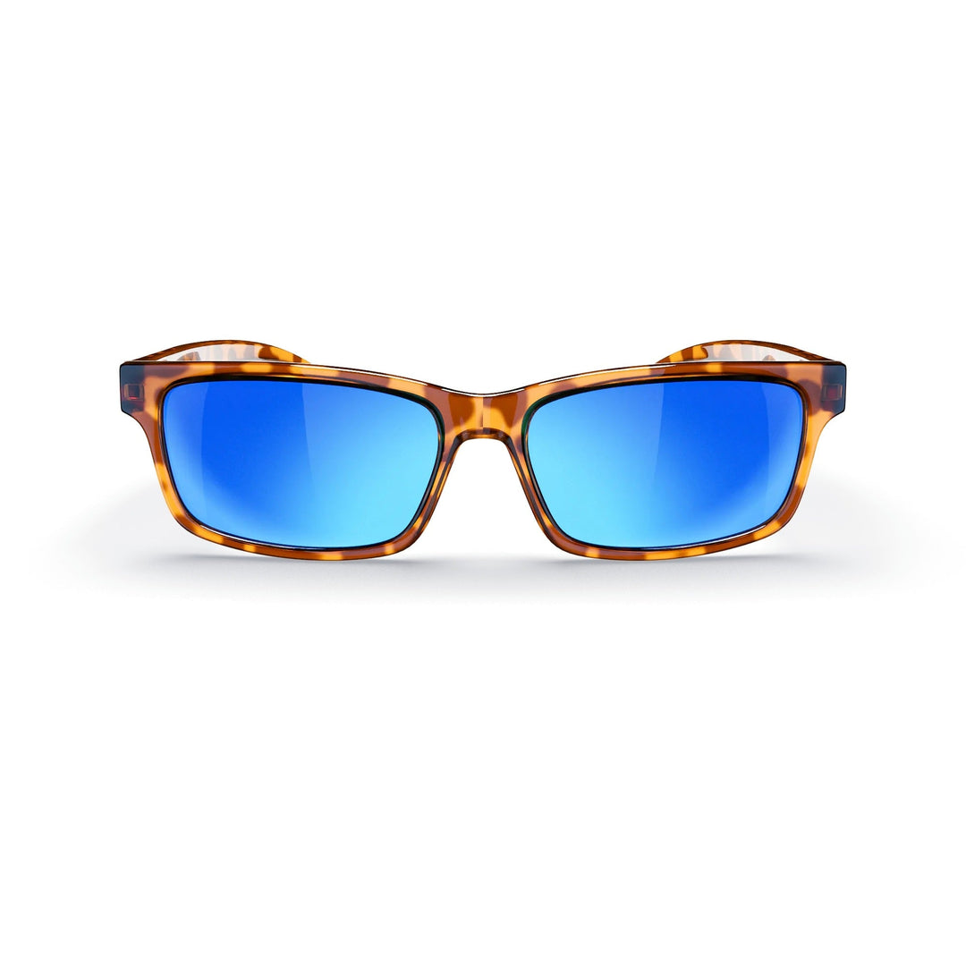 Tortoise Rectangle Prescription Polycarbonate Sunglasses