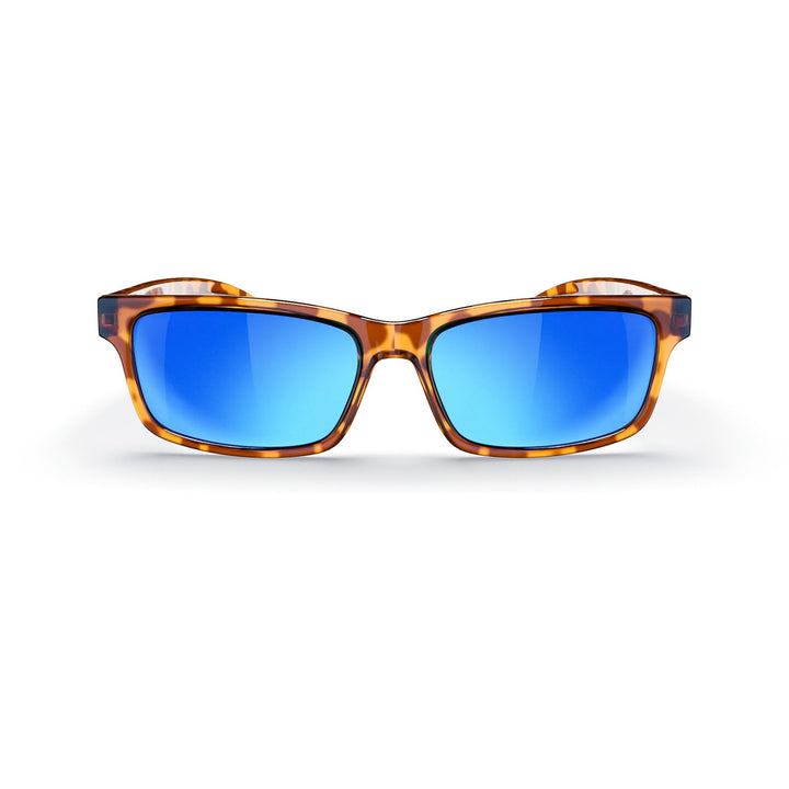 Tortoise Rectangle Prescription Polycarbonate Sunglasses