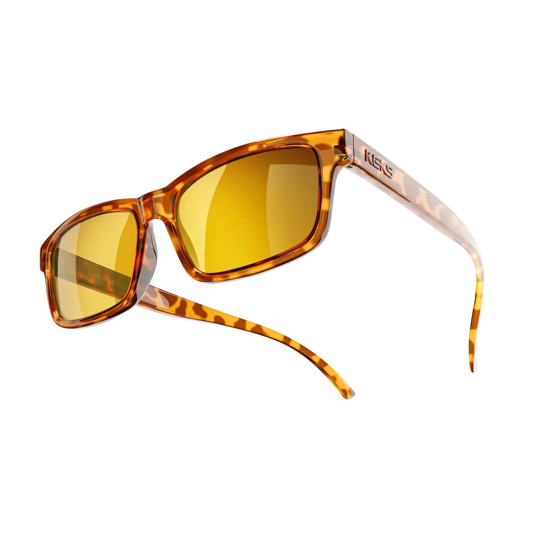 Tortoise Rectangle Prescription Polycarbonate Sunglasses