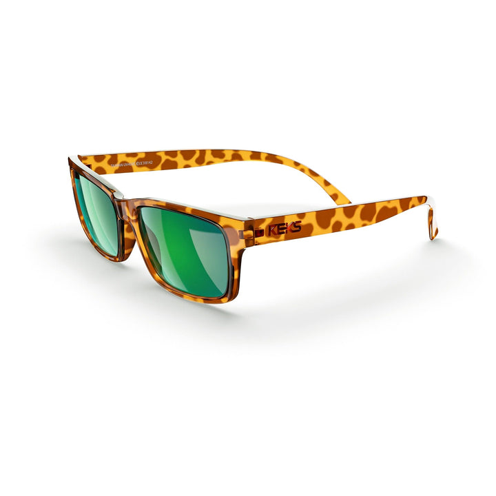 Tortoise Rectangle Prescription Polycarbonate Sunglasses