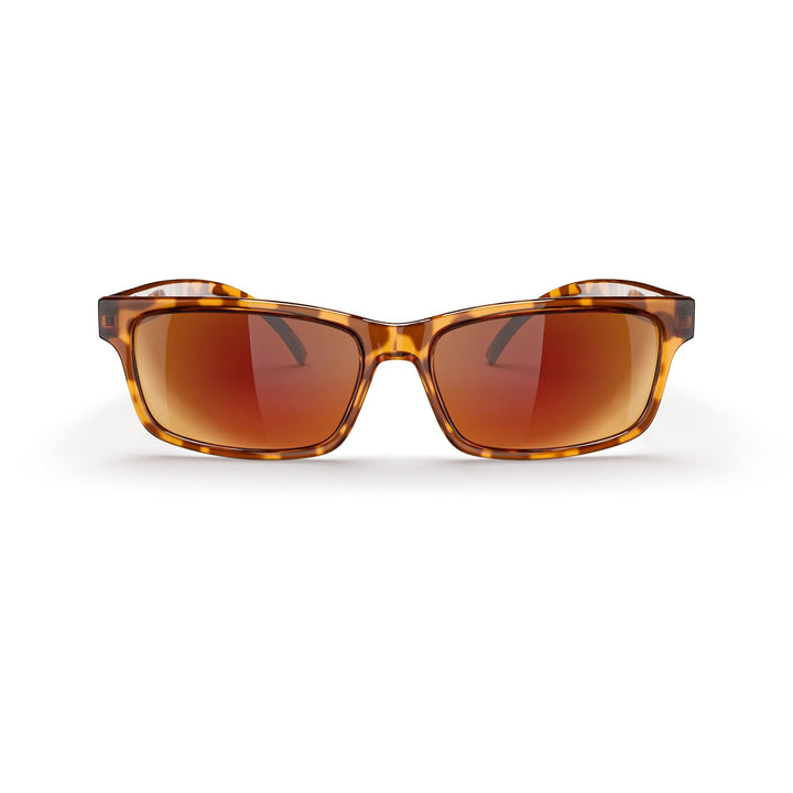 Tortoise Rectangle Prescription Polycarbonate Sunglasses