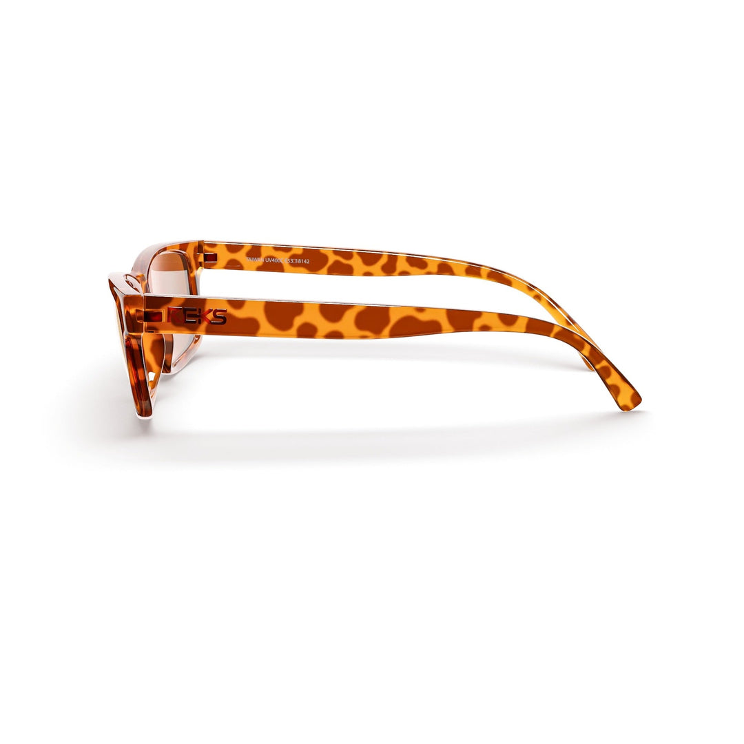 Tortoise Rectangle Prescription Polycarbonate Sunglasses
