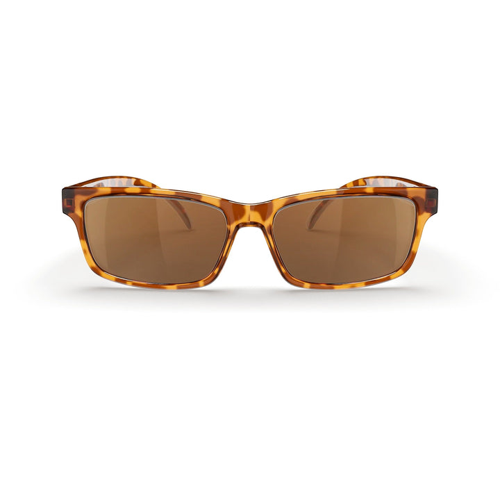 Tortoise Rectangle Prescription Polycarbonate Sunglasses