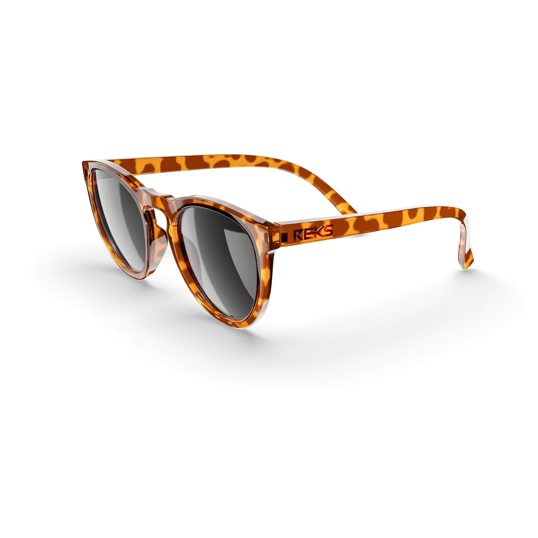Tortoise Round Prescription Polycarbonate Sunglasses