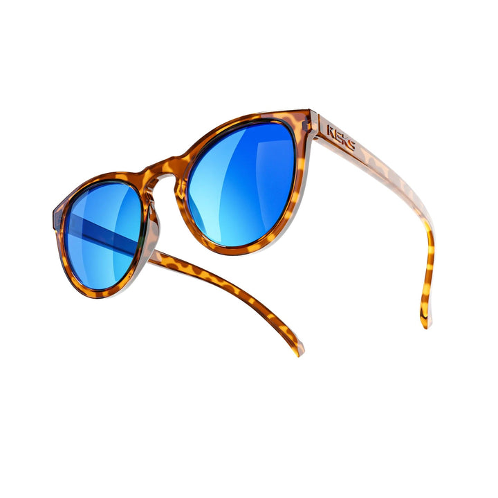 Tortoise Round Prescription Polycarbonate Sunglasses