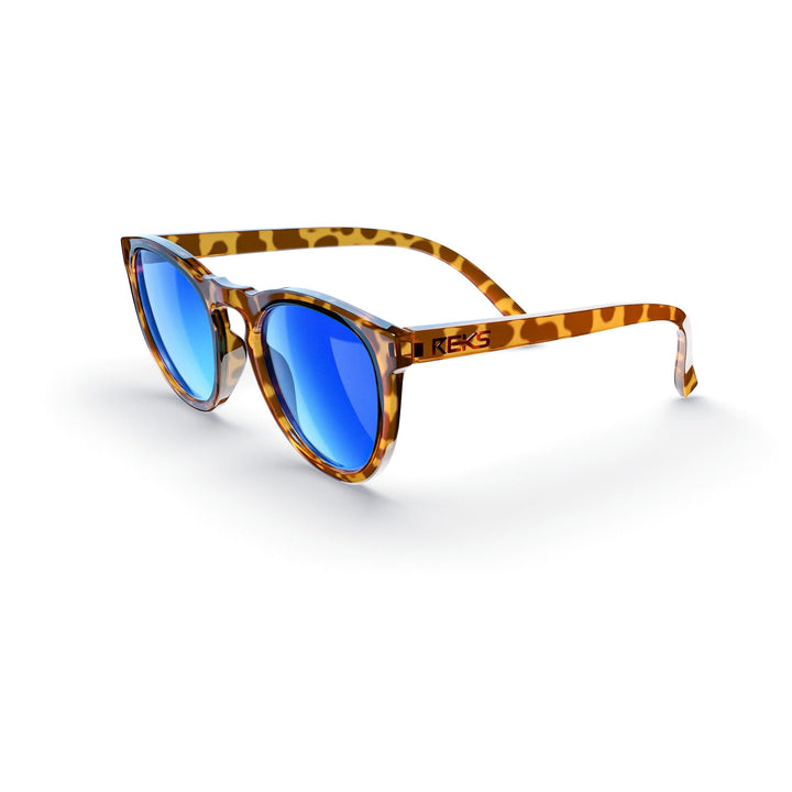 Tortoise Round Prescription Polycarbonate Sunglasses