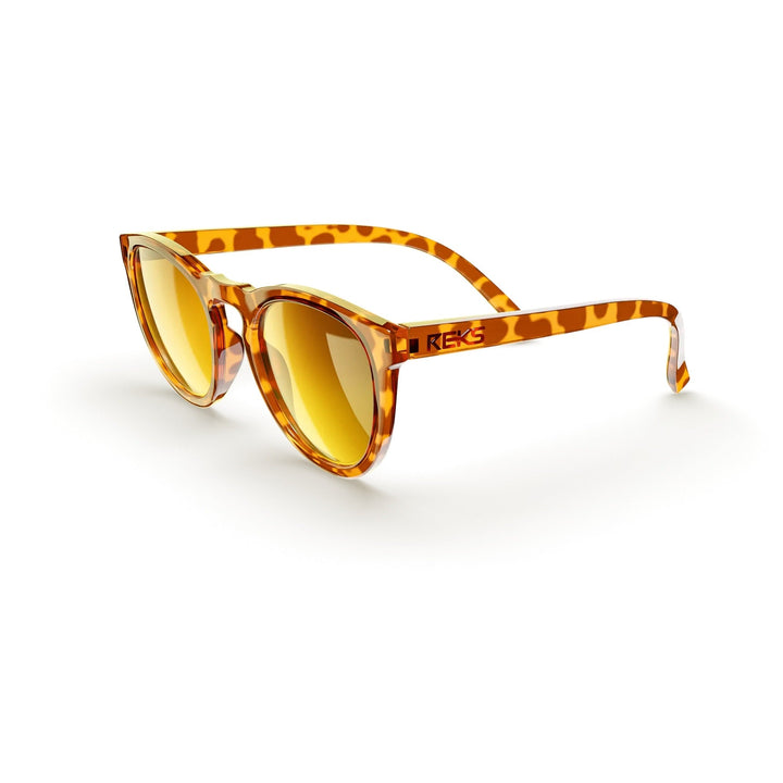 Tortoise Round Prescription Polycarbonate Sunglasses