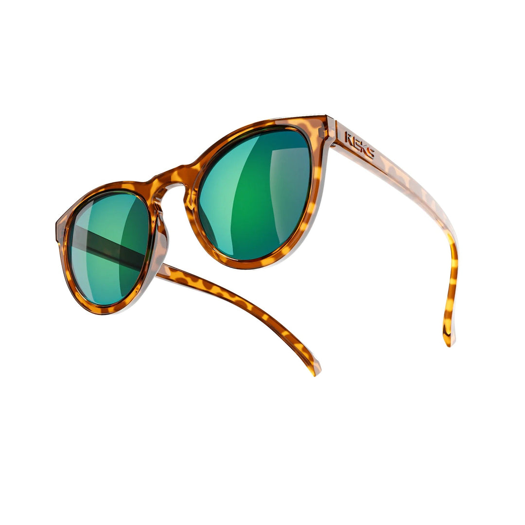 Tortoise Round Prescription Polycarbonate Sunglasses