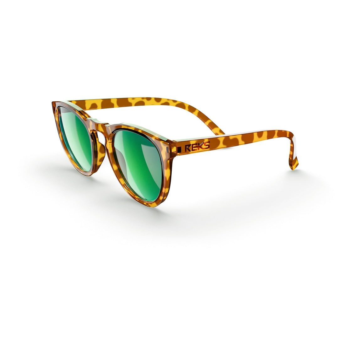 Tortoise Round Prescription Polycarbonate Sunglasses