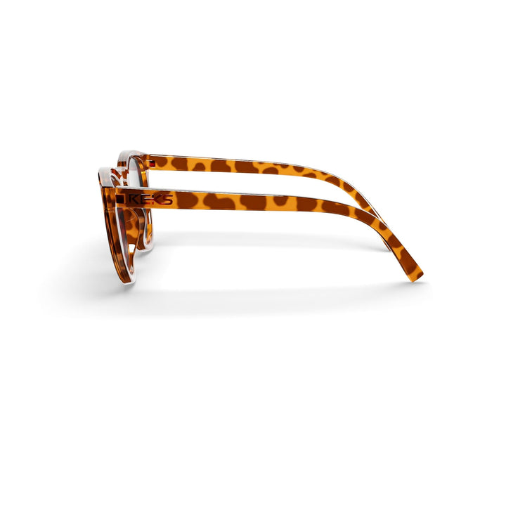 Tortoise Round Prescription Polycarbonate Sunglasses