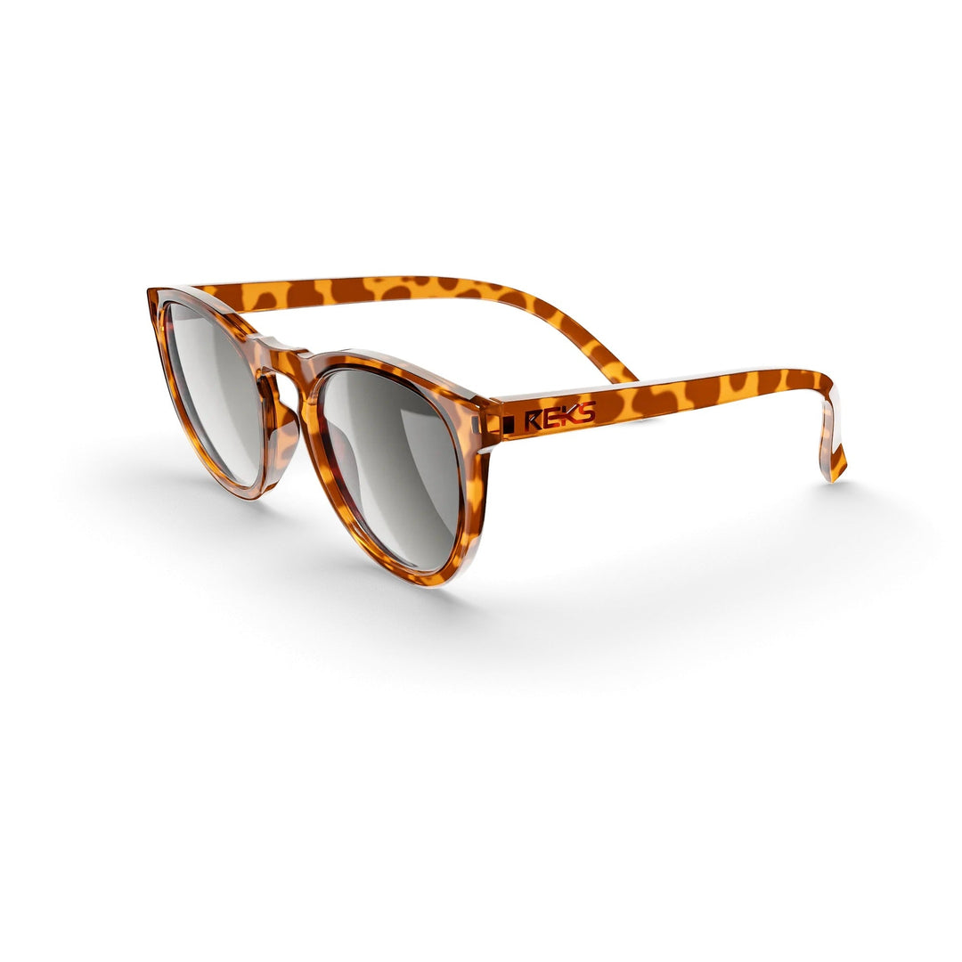 Tortoise Round Prescription Polycarbonate Sunglasses