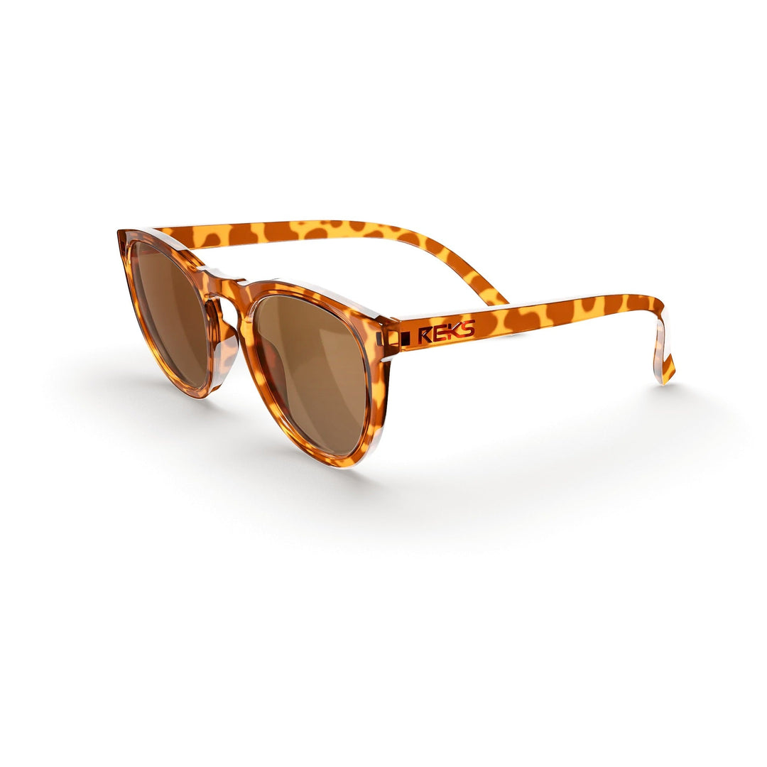 Tortoise Round Prescription Polycarbonate Sunglasses