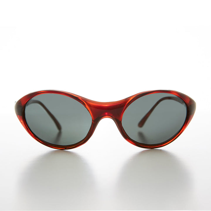 Bug Eye Goggle Wrap Vintage Sunglass - Skip