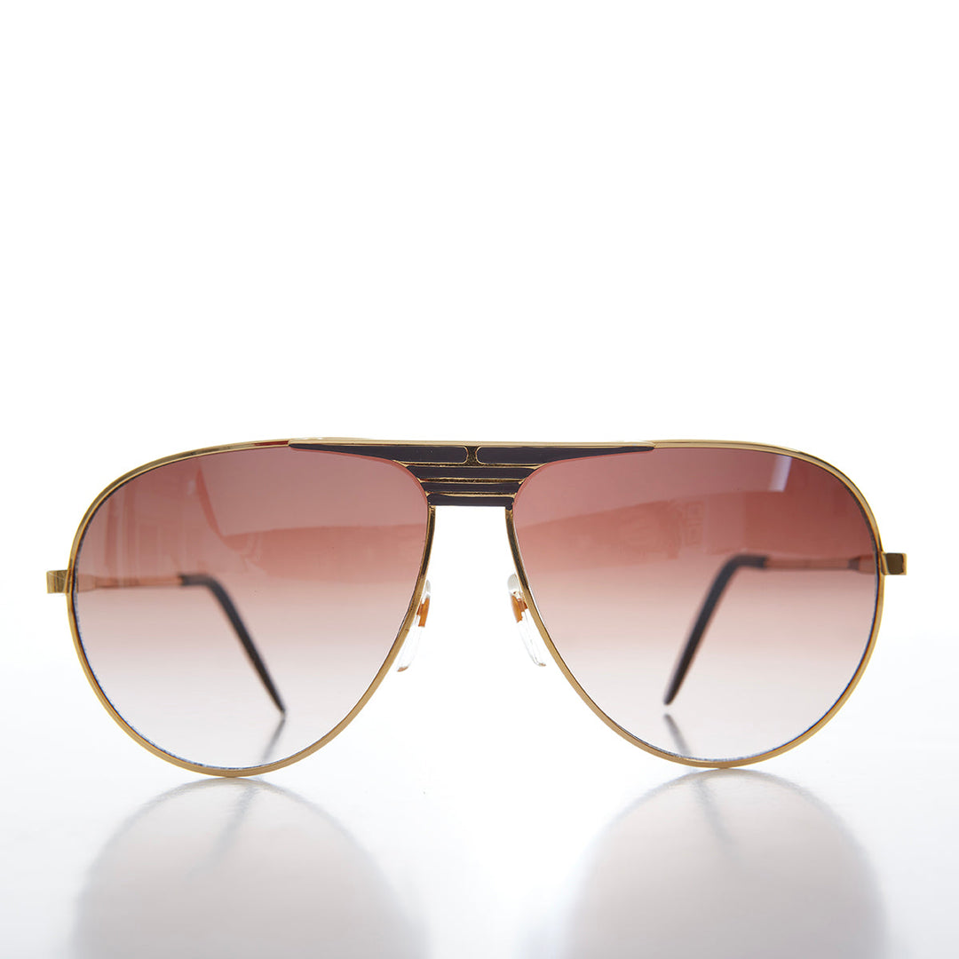 80s Metal Teardrop Aviator Sunglasses -  Oden
