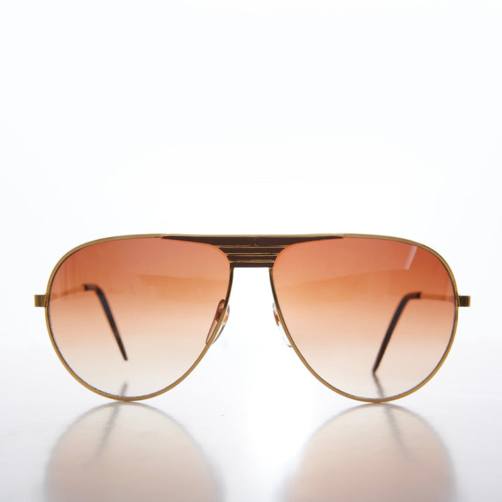 80s Metal Teardrop Aviator Sunglasses -  Oden