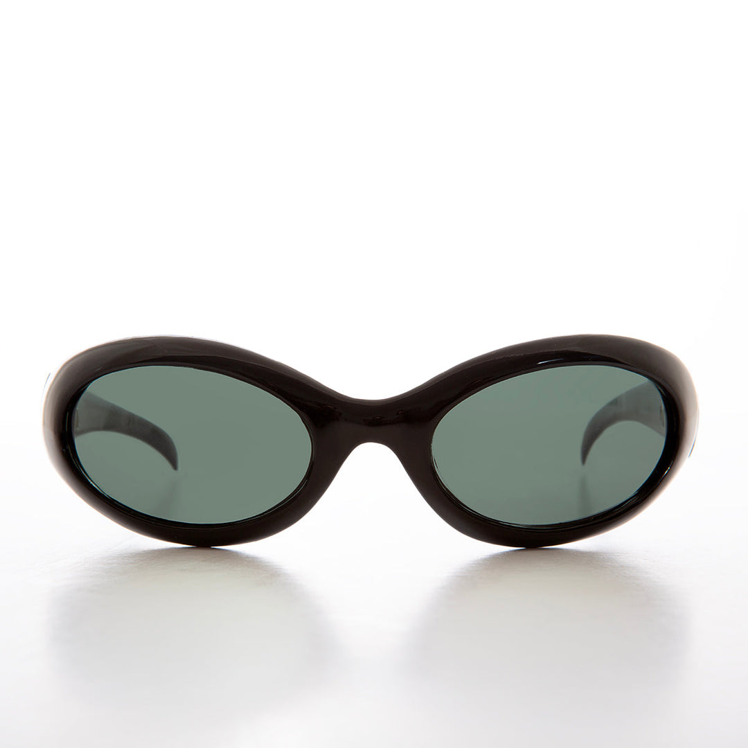 Retro Mod 90s Wrap Around Vintage Sunglasses - Snyder